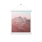 John 14:27 Bible Verse, I give you Enhanced Matte Paper Poster With Hanger Wall Art
