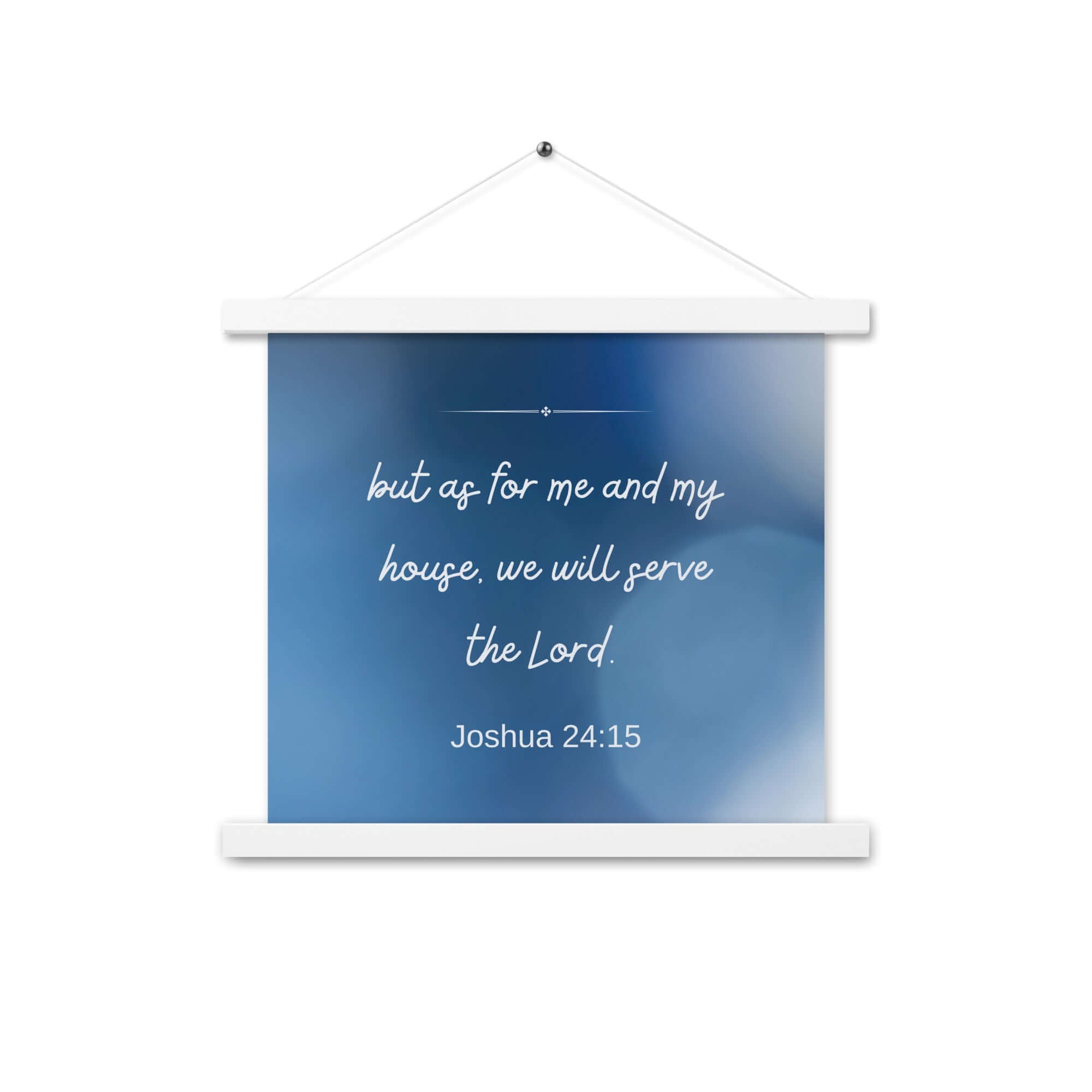 Joshua 24:15 Bible Verse, choose today Enhanced Matte Paper Poster With Hanger Wall Art White 14″×14″