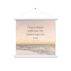 John 14:27 Bible Verse, not as the Enhanced Matte Paper Poster With Hanger Wall Art White 18″×18″