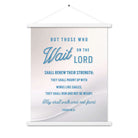 Isaiah 40:31 Bible Verse, Wings like Eagles Enhanced Matte Paper Poster With Hanger Wall Art