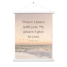 John 14:27 Bible Verse, not as the Enhanced Matte Paper Poster With Hanger Wall Art