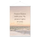 John 14:27 Bible Verse, not as the Enhanced Matte Paper Poster With Hanger Wall Art White 24″×36″