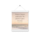 John 14:27 Bible Verse, not as the Enhanced Matte Paper Poster With Hanger Wall Art