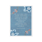 Revelation 21:4 Bible Verse, every tear Framed Canvas Print Wall Art White 20″×28″