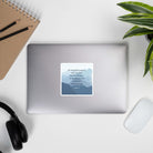 Joshua 1:9 Bible Verse, Courageous Kiss-Cut Sticker Stationery