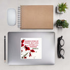 Proverbs 10:12 Bible Verse, Love Covers All Kiss-Cut Sticker Stationery 5.5″×5.5″