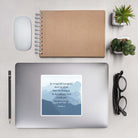 Joshua 1:9 Bible Verse, Courageous Kiss-Cut Sticker Stationery 5.5″×5.5″