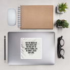 Romans 6:23 Bible Verse, eternal life Kiss-Cut Sticker Stationery 5.5″×5.5″