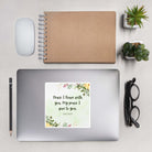 John 14:27 Bible Verse, My peace Kiss-Cut Sticker Stationery 5.5″×5.5″