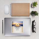 Matthew 19:26 Bible Verse at them Kiss-Cut Sticker 5.5″×5.5″