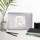 Isaiah 53:5 Bible Verse, by his wounds Kiss-Cut Sticker Stationery
