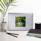 Revelation 3:20 Bible Verse, Garden Doorway Kiss-Cut Sticker Stationery