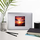 Psalm 107:1 Bible Verse, Give Thanks to the Lord Kiss-Cut Sticker Stationery