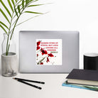 Proverbs 10:12 Bible Verse, Love Covers All Kiss-Cut Sticker Stationery