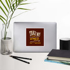 Matthew 11:29-30 Bible Verse, learn from me Kiss-Cut Sticker Stationery