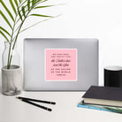 1 John 4:14 Bible Verse, We have seen Kiss-Cut Sticker Stationery