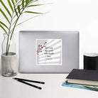Exodus 15:26 Bible Verse, diligently listen Kiss-Cut Sticker Stationery