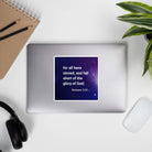 Romans 3:23 Bible Verse, all have sinned Kiss-Cut Sticker Stationery