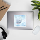 Philippians 4:19 Bible Verse, God will supply Kiss-Cut Sticker Stationery