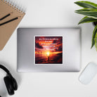 Psalm 107:1 Bible Verse, Give Thanks to the Lord Kiss-Cut Sticker Stationery