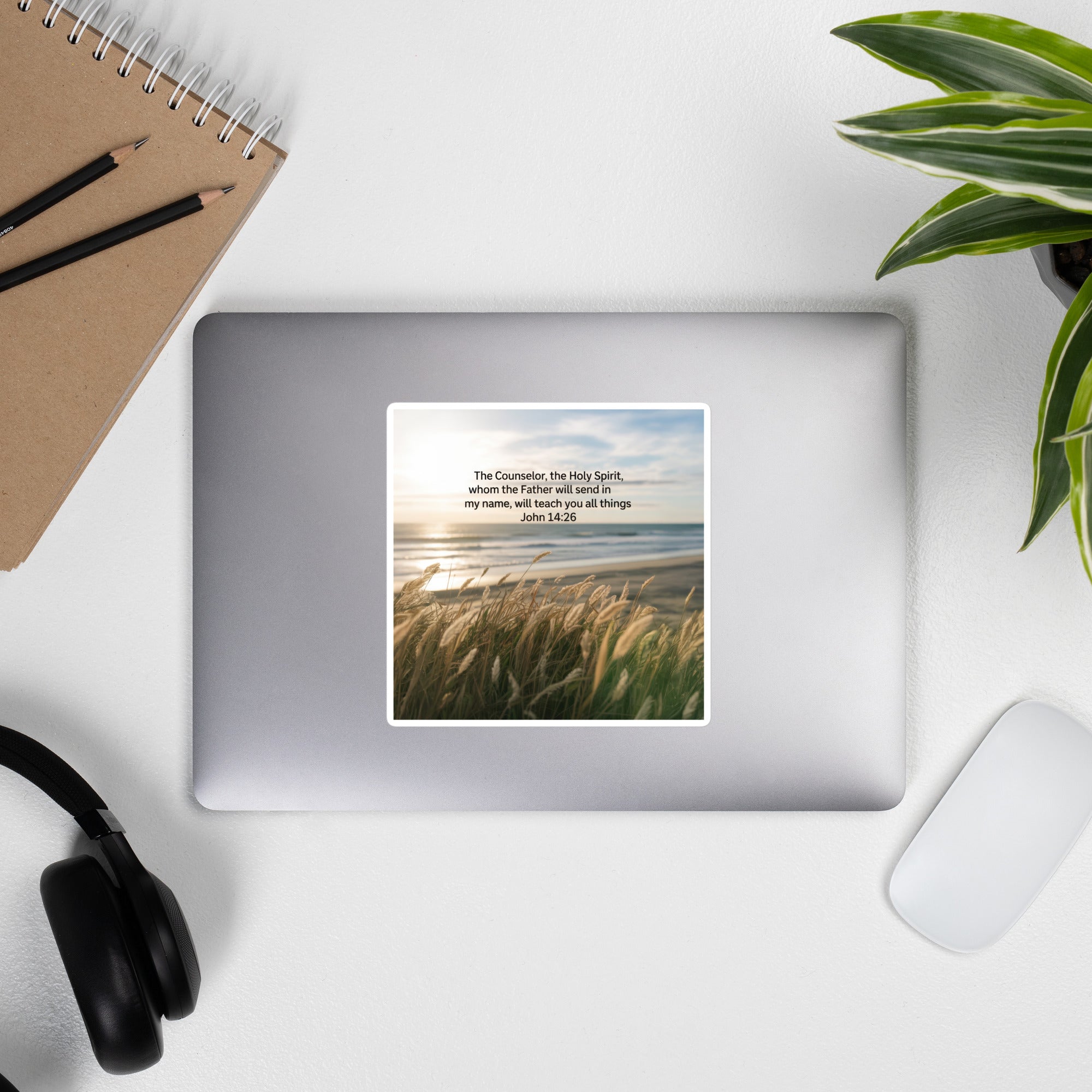 John 14:26 Bible Verse in my name Kiss-Cut Sticker