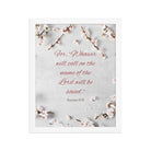 Romans 10:13 Bible Verse, the Lord Premium Luster Photo Paper Framed Poster Wall Art White 11″×14″