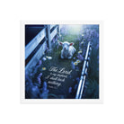 Psalm 23:1 Bible Verse, Shepherd Premium Luster Photo Paper Framed Poster White 14″×14″
