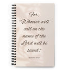 Romans 10:13 Bible Verse, Whoever Spiral Notebook Stationery Default Title