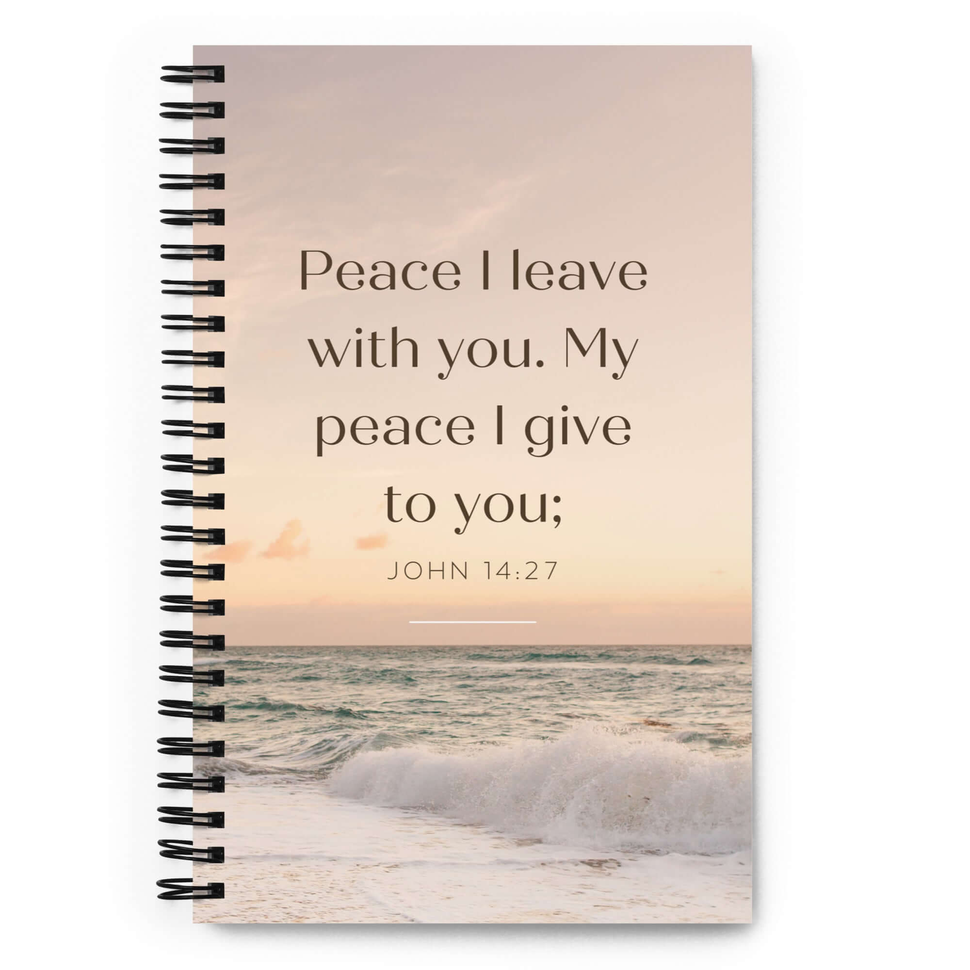 John 14:27 Bible Verse, not as the Spiral Notebook Stationery Default Title