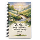 Psalm 23:1 Bible Verse, Lord Spiral Notebook Default Title