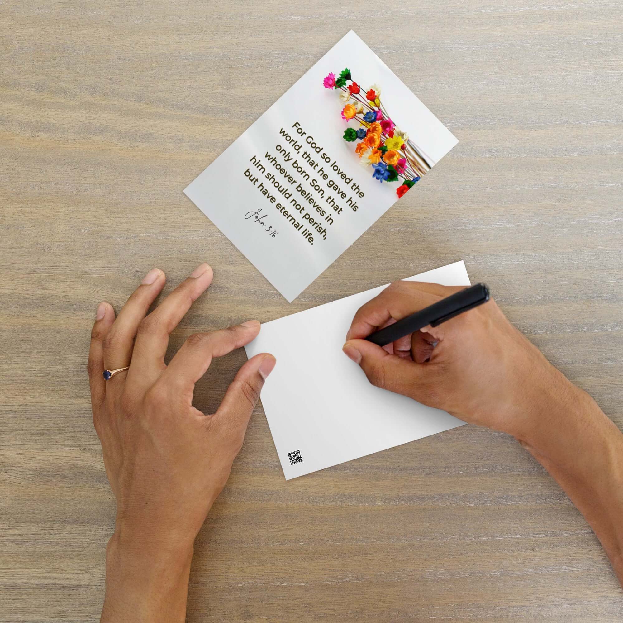 John 3:16 Bible Verse, He gave His Son Standard Postcard Stationery Default Title