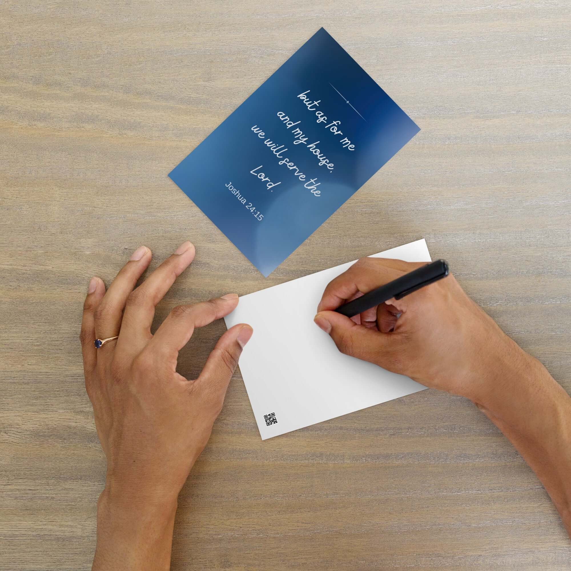 Joshua 24:15 Bible Verse, choose today Standard Postcard Stationery Default Title