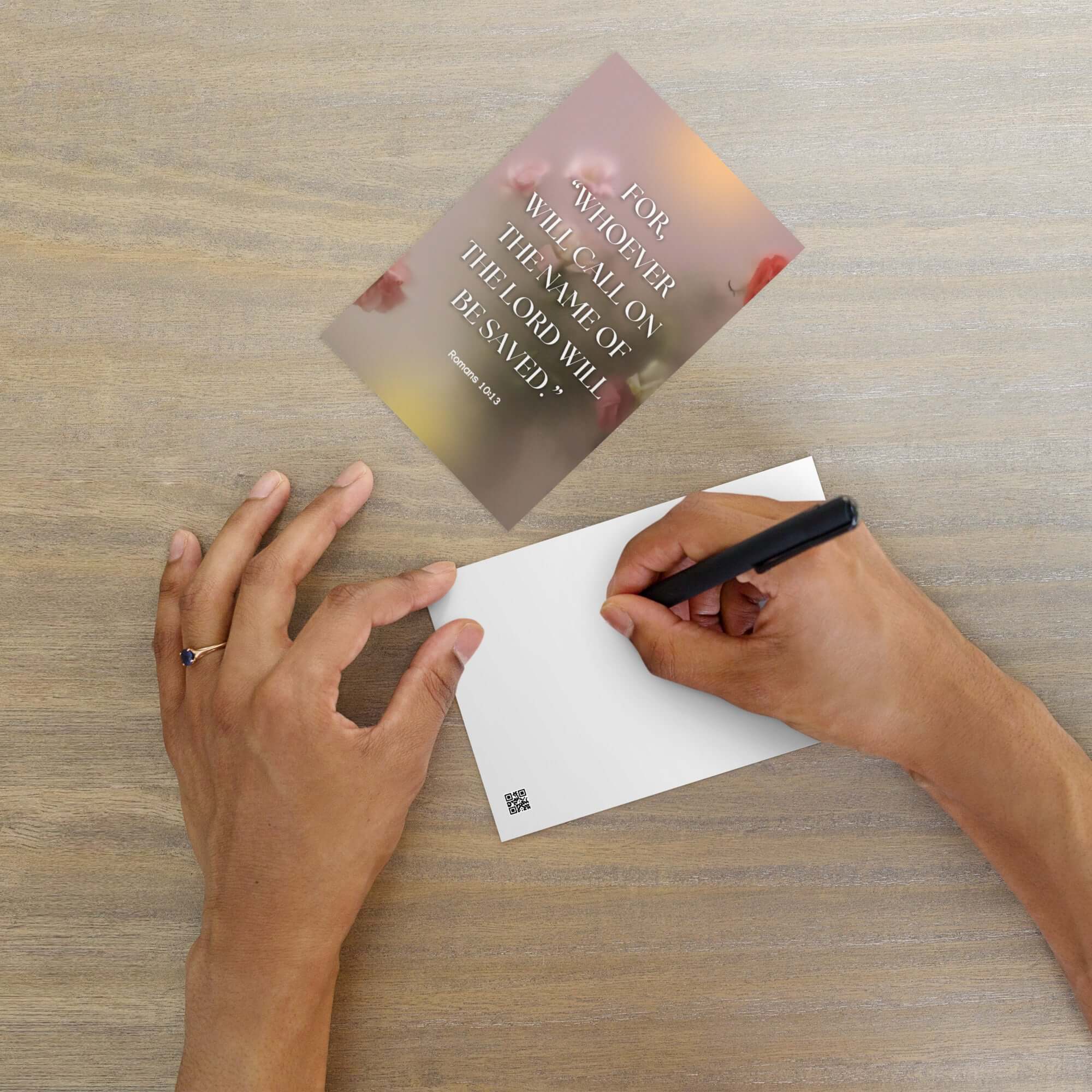 Romans 10:13 Bible Verse, will call Standard Postcard Stationery Default Title