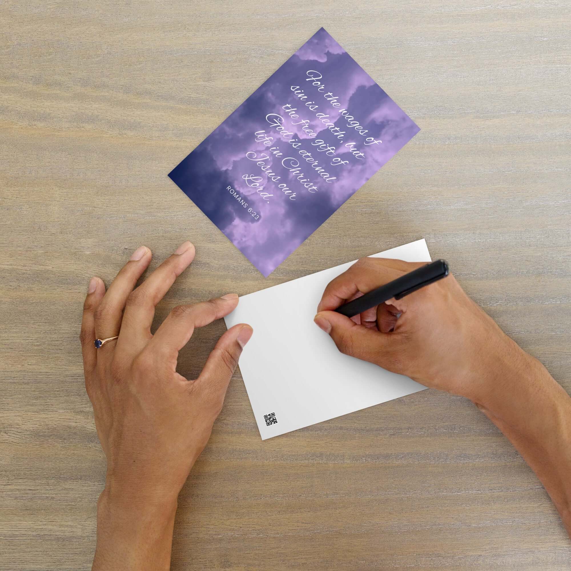 Romans 6:23 Bible Verse, free gift Standard Postcard Stationery Default Title