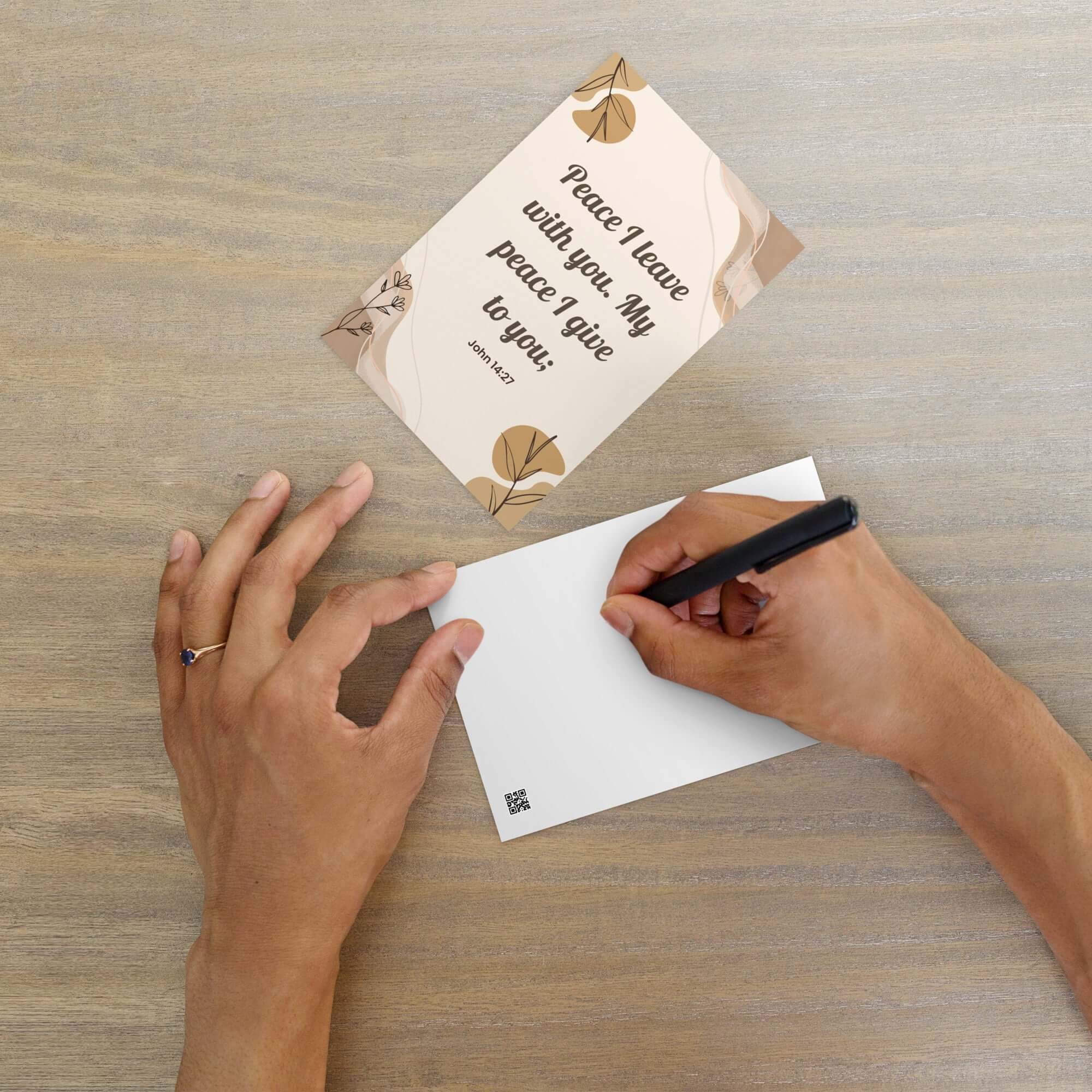 John 14:27 Bible Verse, Peace I Standard Postcard Stationery Default Title
