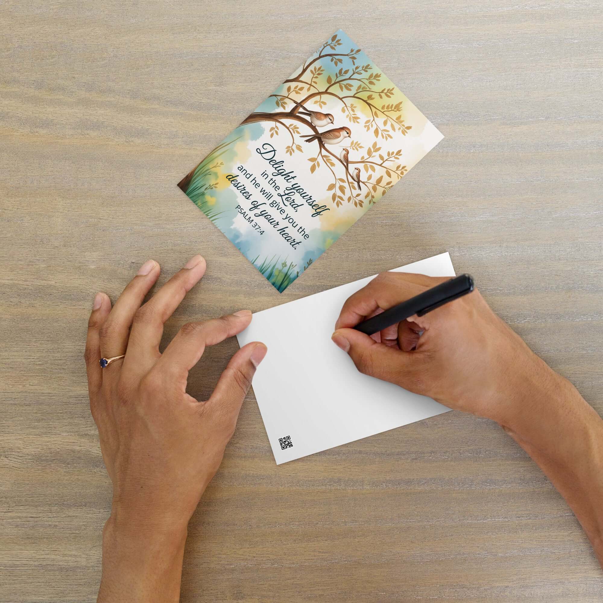 Psalm 37:4 Bible Verse, Yourself Standard Postcard Default Title