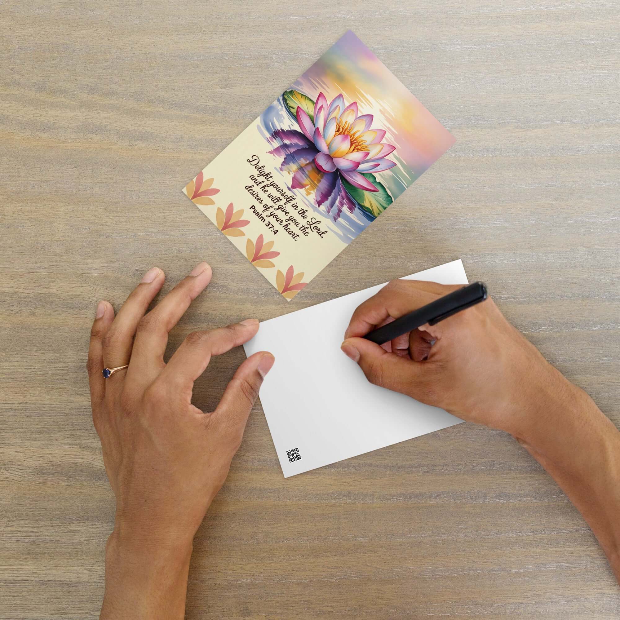 Psalm 37:4 Bible Verse, the Lord Standard Postcard Default Title