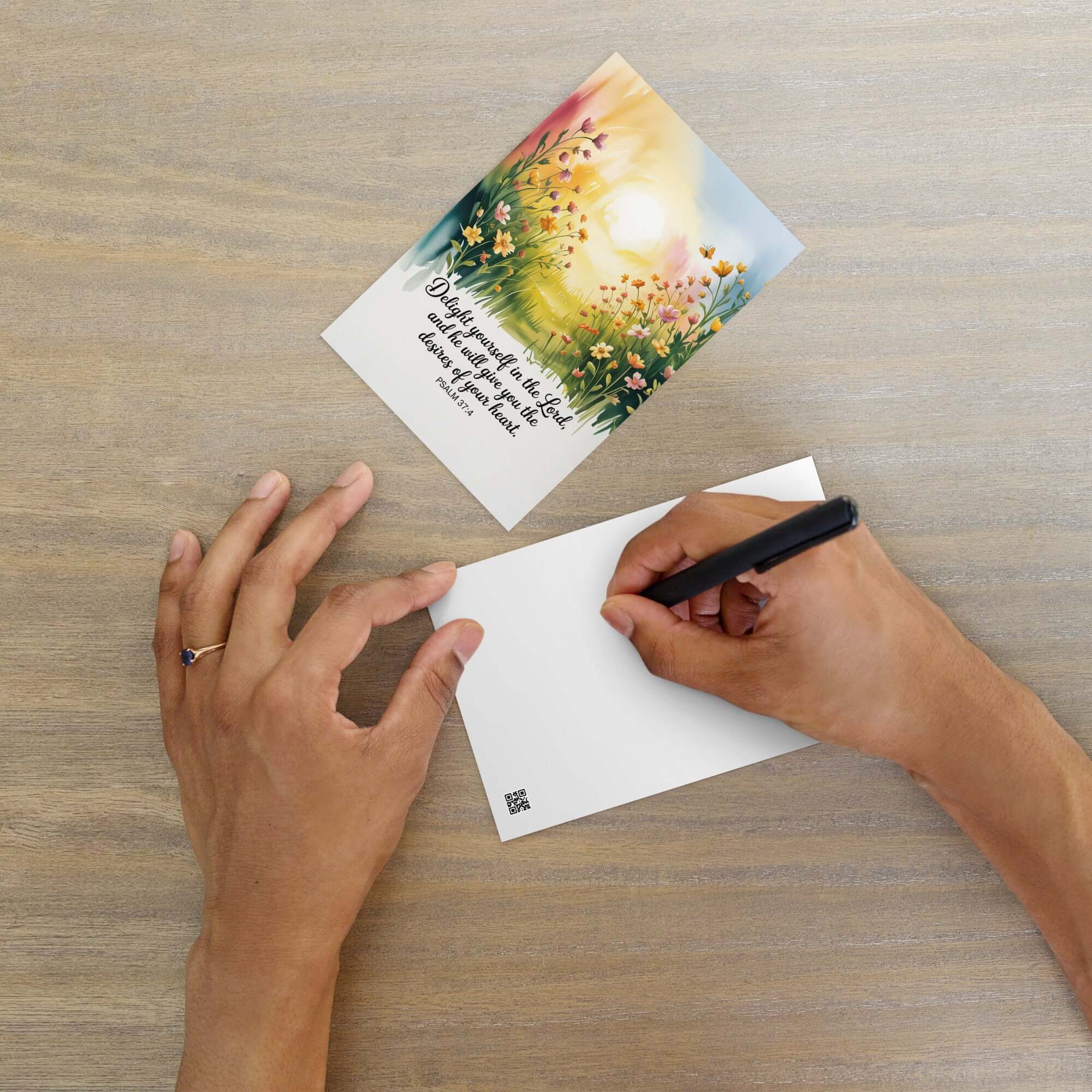 Psalm 37:4 Bible Verse, will give Standard Postcard Default Title