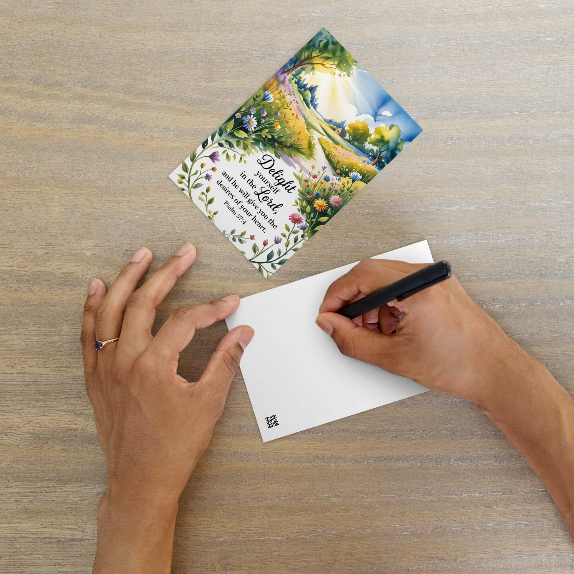 Psalm 37:4 Bible Verse, desires Standard Postcard Default Title