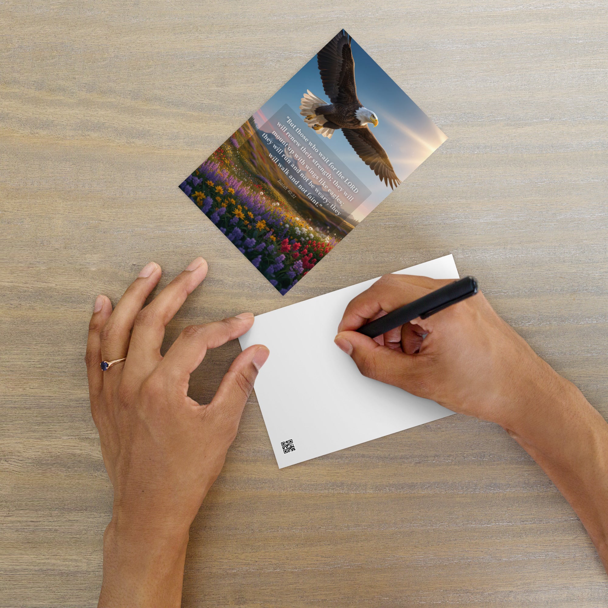 Isaiah 40:31 Bible Verse Who Wait Standard Postcard Default Title