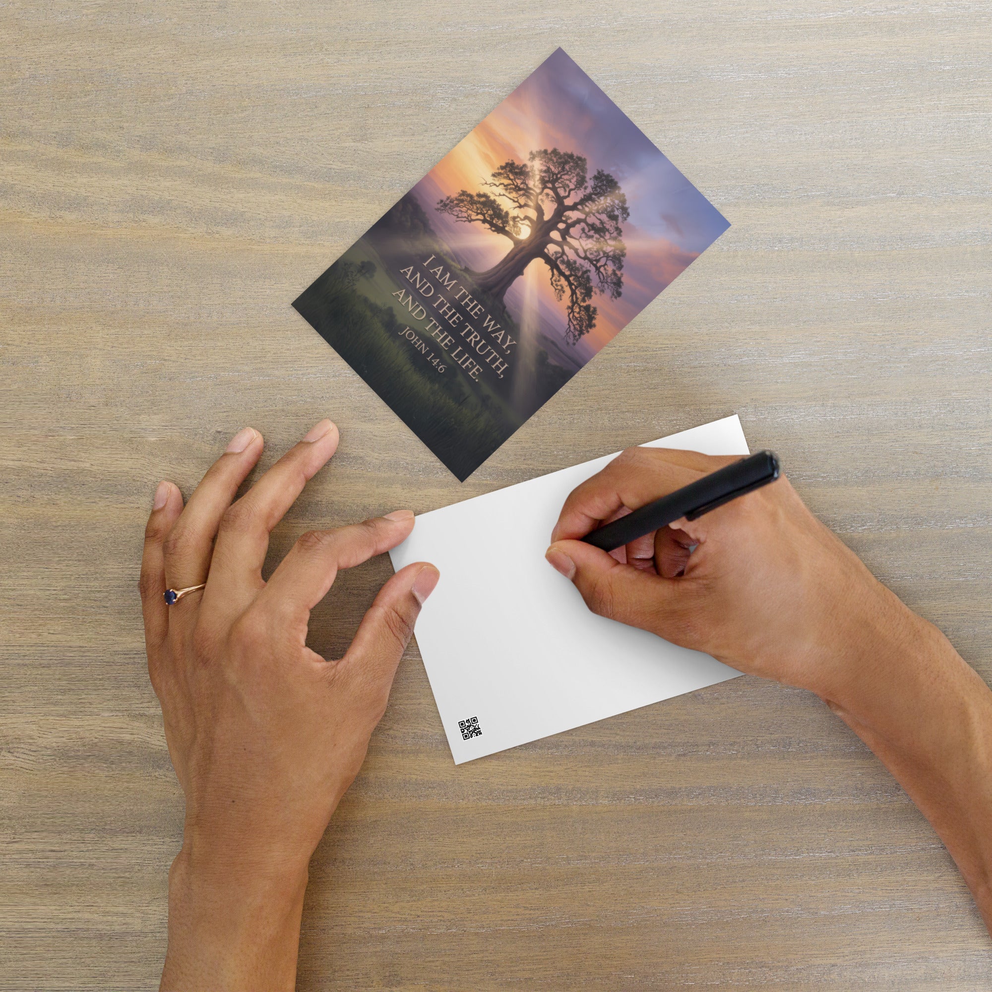 John 14:6 Bible Verse Jesus said Standard Postcard Default Title