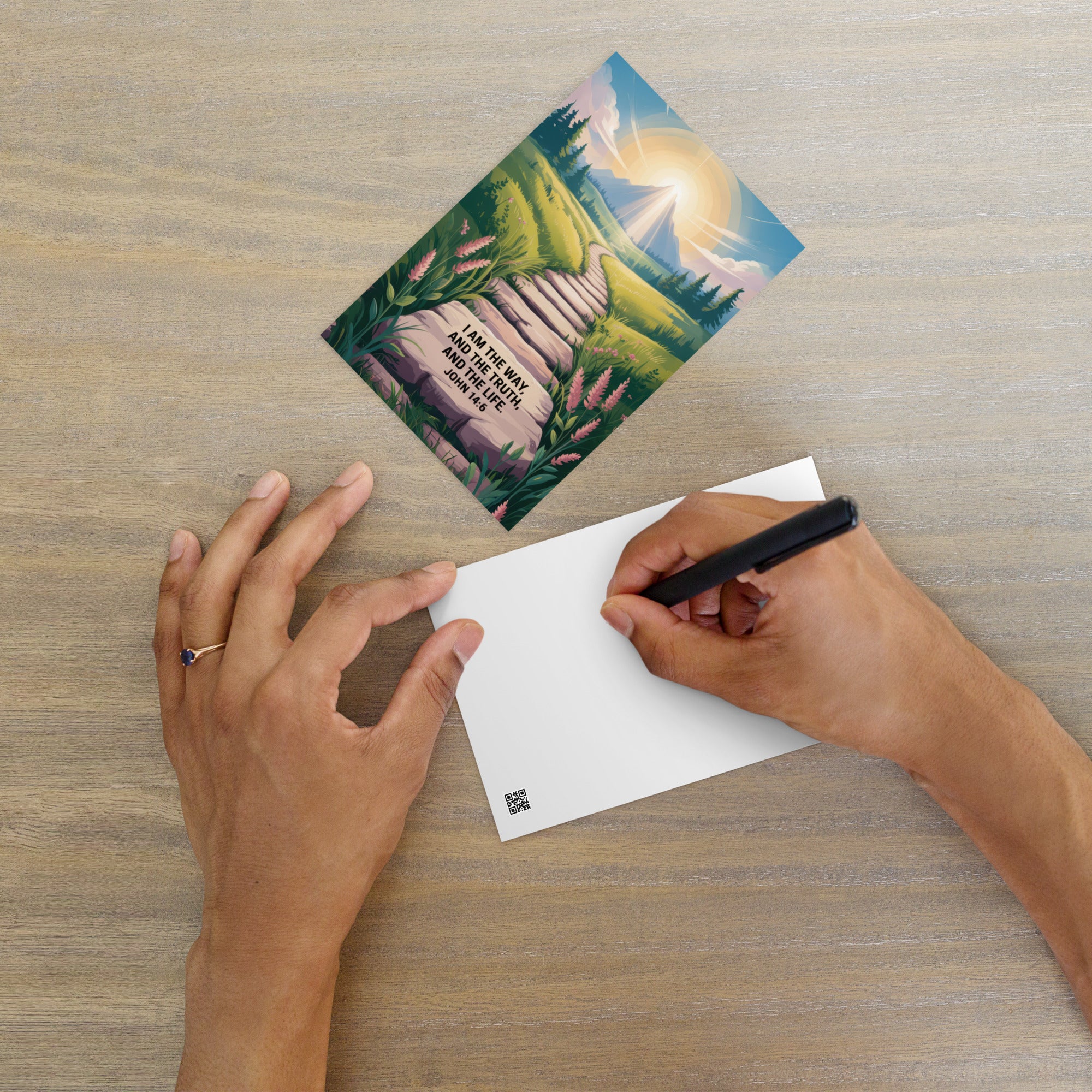 John 14:6 Bible Verse The Truth Standard Postcard Default Title