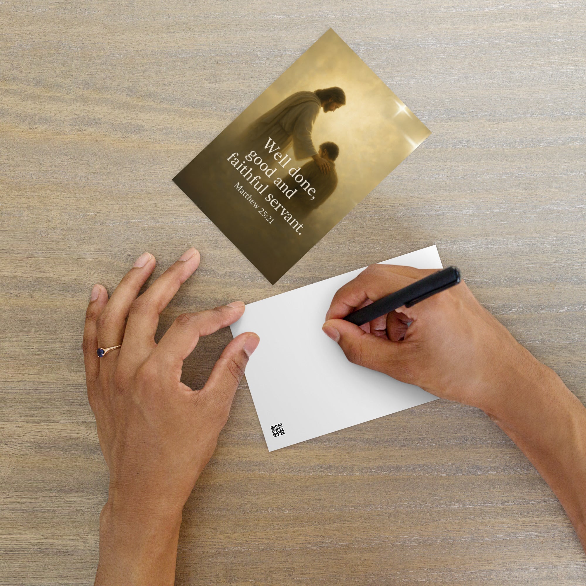 Matthew 25:21 Bible Verse Well Done Standard Postcard Default Title