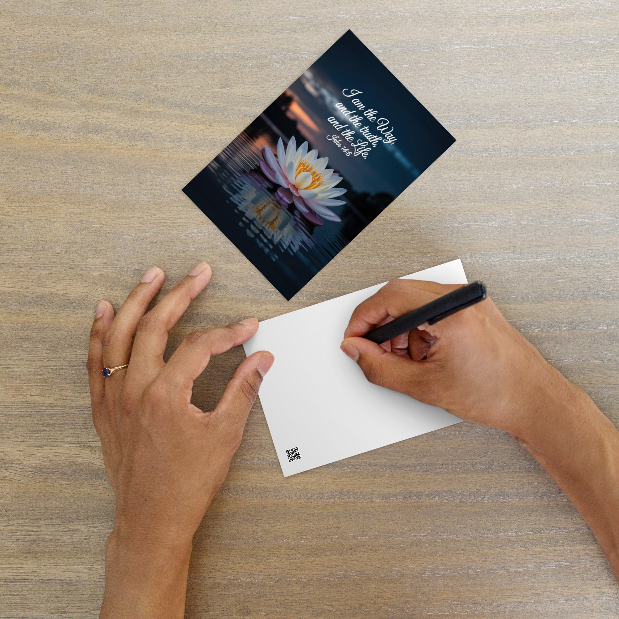 John 14:6 Bible Verse The Father Standard Postcard Default Title