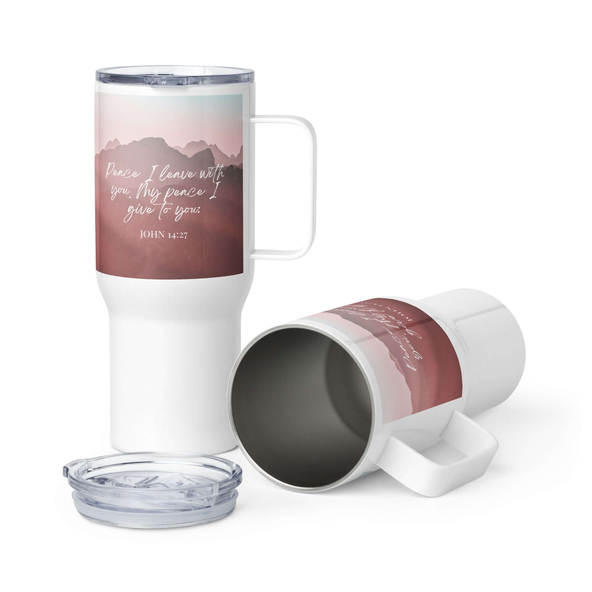 John 14:27 Bible Verse, I give you Travel Mug with a Handle Default Title
