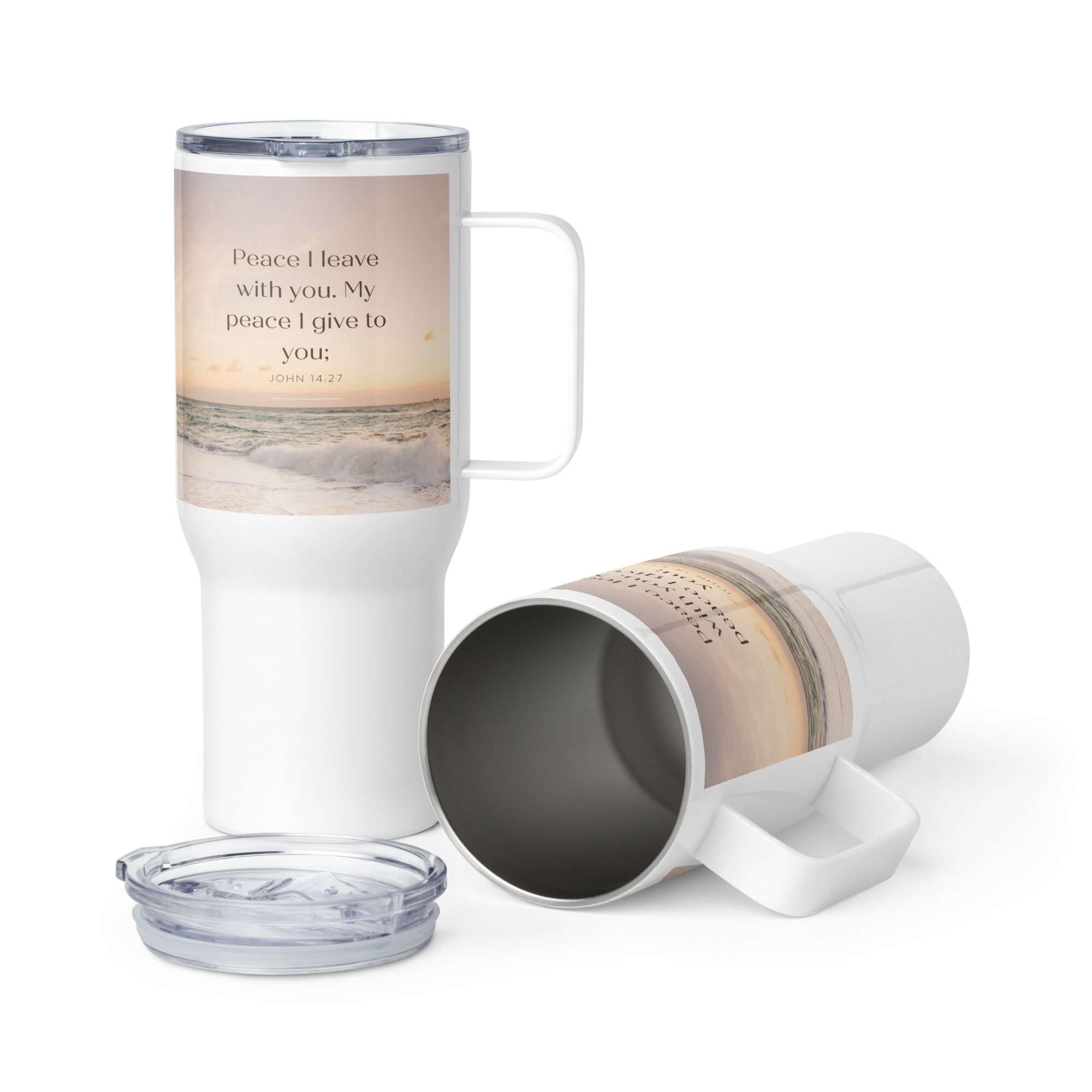 John 14:27 Bible Verse, not as the Travel Mug with a Handle Default Title