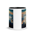 Ephesians 6:10 Bible Verse, be strong in the Lord White Ceramic Mug with Color Inside