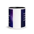 Romans 3:23 Bible Verse, all have sinned White Ceramic Mug with Color Inside