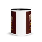 Matthew 11:29-30 Bible Verse, learn from me White Ceramic Mug with Color Inside