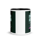 Matthew 11:29-30 Bible Verse, I am gentle White Ceramic Mug with Color Inside